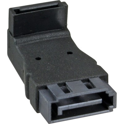 2 x InLine  SATA Adapter Stecker / Buchse 7pin L -Form gewinkelt nach oben