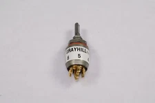 50M60-01-2-03N Grayhill Single Deck Rotary Switch 60° 2 Pole 3 Position 0.5" Dia
