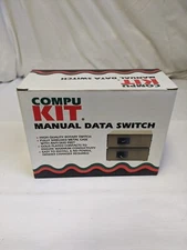 Compu Kit 2-Way A/B Manual Rotary Knob Data Transfer Switch w/box