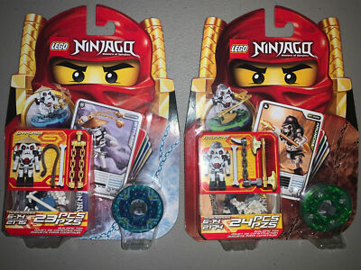 2 LEGO Ninjago Kruncha 2174 Wyplash 2175 Spinner Booster Blister