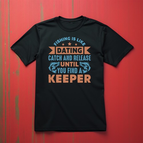Camiseta de pesca divertida "Fish Dating: Catch & Release Until You Find a Keeper", 10 - Imagen 6 de 46