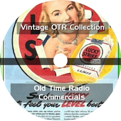 * 276 OLD TIME RADIO COMMERCIALS (OTR) on MP3 CD * ADVERTISEMENTS TV HISTORY - Picture 1 of 1