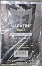 100 MAX PRO SILVER AGE 8-3/4 X 11-1/8 COMIC BOOK STORAGE BAGS        NEW