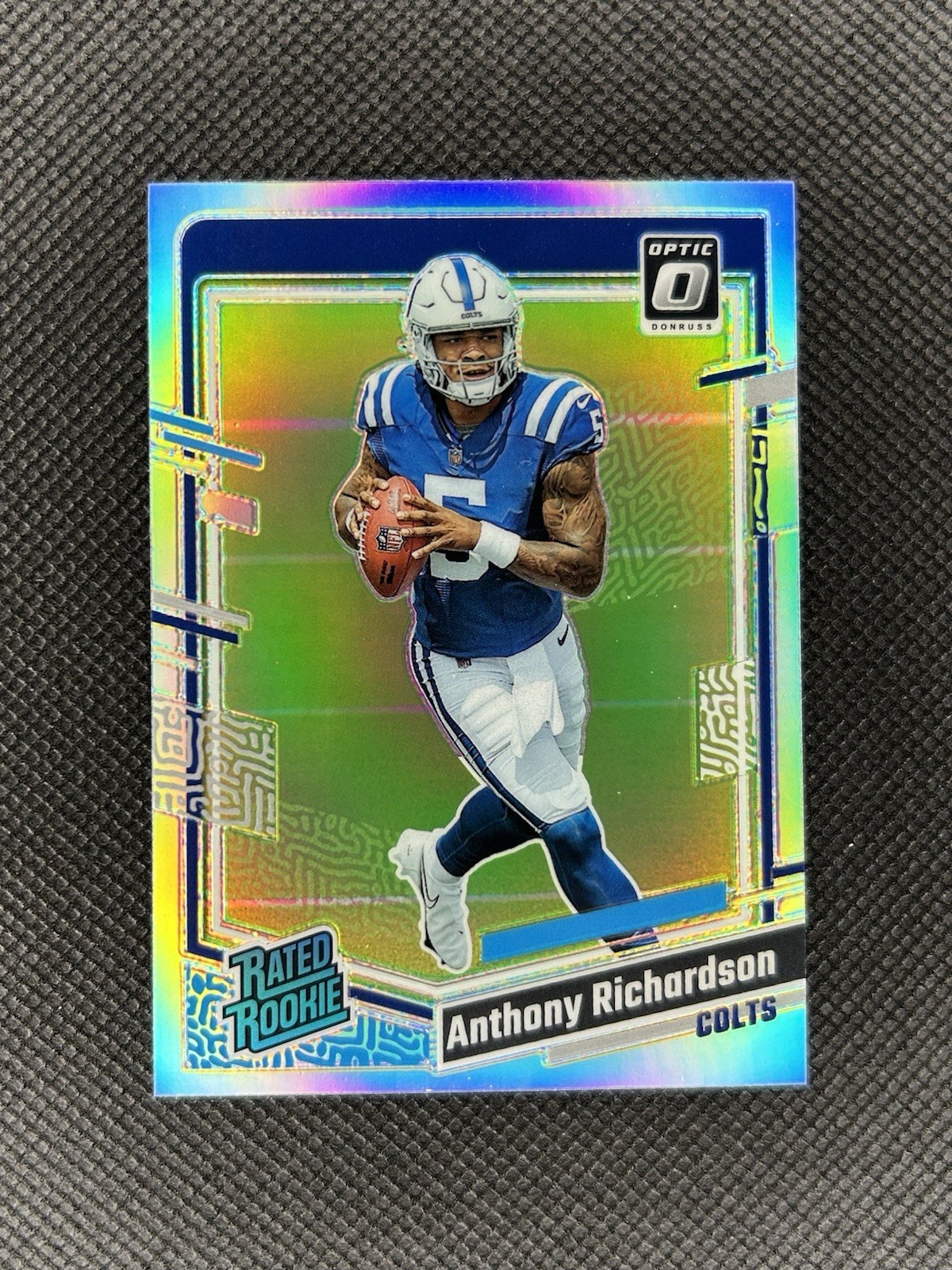 2023 Donruss Optic Anthony Richardson Rated Rookie Prizm Holo RC #247