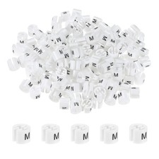 100-Pack Clothes Hanger Markers, Plastic m Size Tag Garment Color Coded Size ...