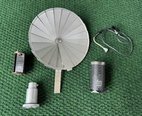 Leitz Wetzlar CEYOO Flash Unit Leica Accessory Silver Black Folding Fan UNTESTED