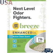 Scented Zeolite Cat Litter Pellets Refill Breeze System Dust Free Odor Control