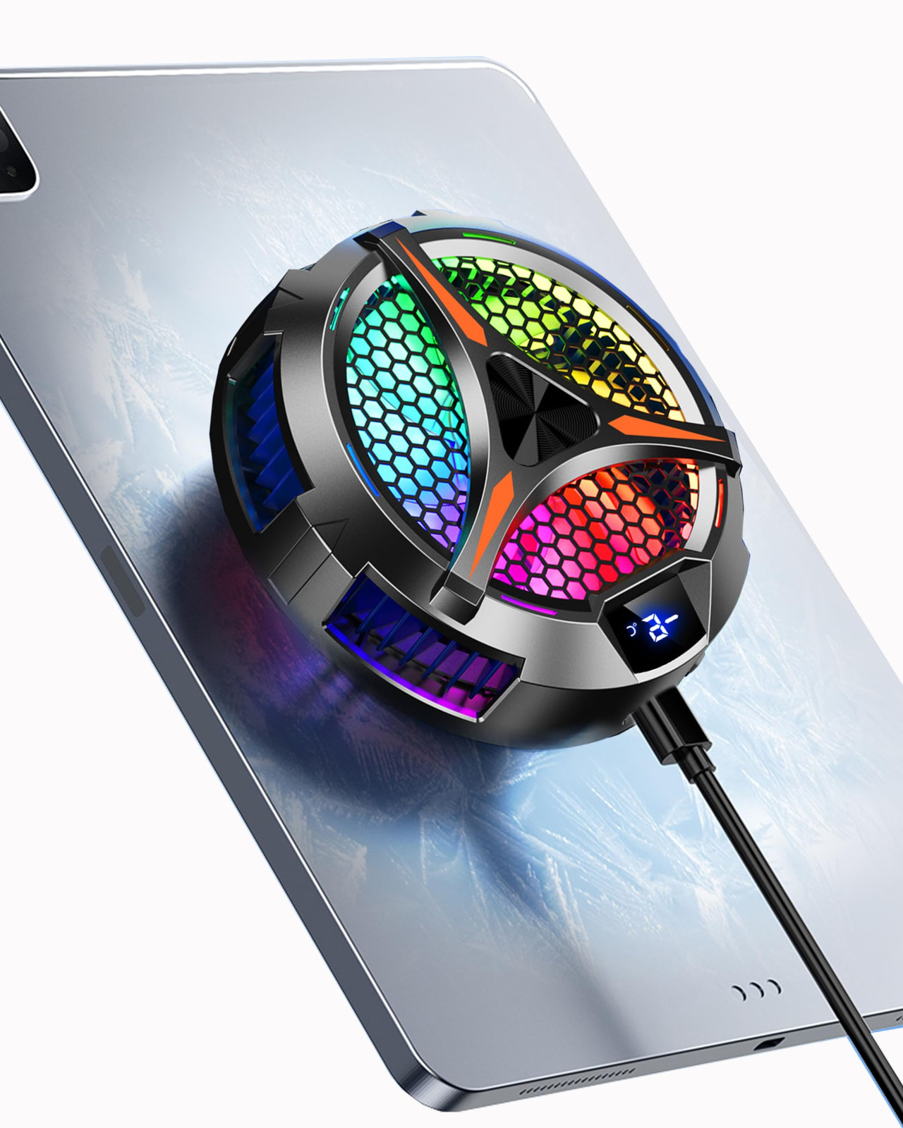 iPad Cooler,Magnetic Tablet Cooler for ipad/Surface pro/Samsung Tab/Steam Dec...-image