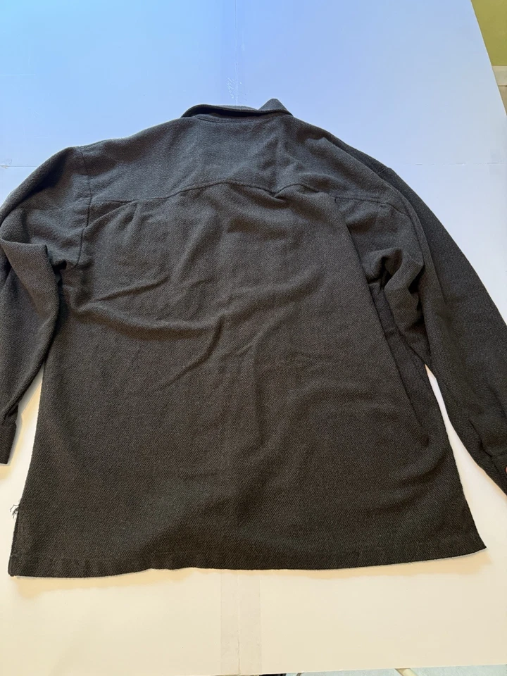 Michael Brandon mens shacket,shirt jacket, large, black - Image 3 of 4