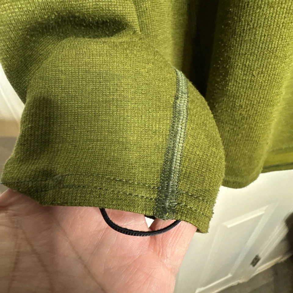 Patagonia Capilene 2 Capa Base Ligera 1/4 Cremallera HOMBRE GRANDE VERDE OSCURO Foto 2 de 4