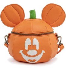 Loungefly Disney Mickey Mouse Mick-O-Lantern Halloween Crossbody Purse bag