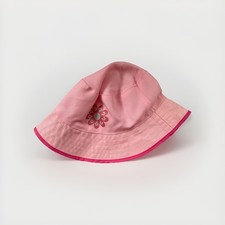 Girls Cute Pink Garden Bucket Hat - One Size