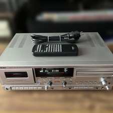 TEAC AD-RW950 Used CD Recorder Cassette Deck Left Audio No Output Tested