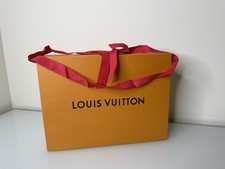 Louis Vuitton Authentic Empty Box for Shoes, Bags 14"x 10.25  x5    RED Ribbon