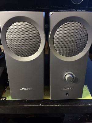 BOSE Companion 2  Computer Speakers Silver Black - Tested/Work Read Description