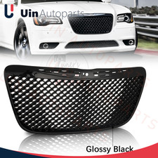 For 2011-2014 Chrysler 300300c Front Bumper Upper Grille Black Mesh Ch1200351