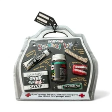 Over The Hill Survival Kit Party Gag Gift Novelty 6 Pieces Old Age Joke - New