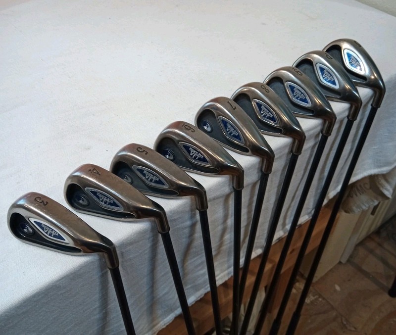 Callaway Hawkeye VFT Iron Set 3-PW, SW System 75 Regular Flex Graphite Good READ