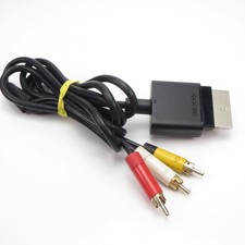 Genuine Official OEM Microsoft XBOX 360 S Slim Composite AV Audio Video Cable