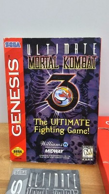 Ultimate Mortal Kombat 3 (Sega Genesis) in Box w/ Manual | eBay