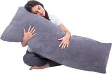 Body Pillow, Cooling Memory Foam Body Pillows for Adults Sleeping, Long Pillow f