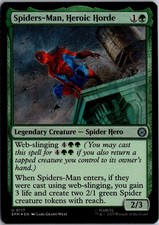 Spiders-Man, Heroic Horde 117 Marvel's Spider-Man Magic: The Gathering Foil NM