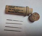 Boye Case NEEDLES 23 red, one container, four needles, treadle sewing machine — photo 3