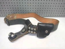 Vintage Jay-Pee Genuine Cowhide Leather Belt W/Pouch & Holster