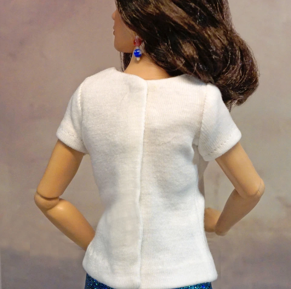 Top y pantalones de pavo traje de acción de gracias para Tyler, Grace y la mayoría de las muñecas de moda de 16" Foto 2 de 4