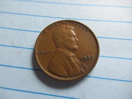 1932 P Lincoln Wheat Penny Cent  F - VF
