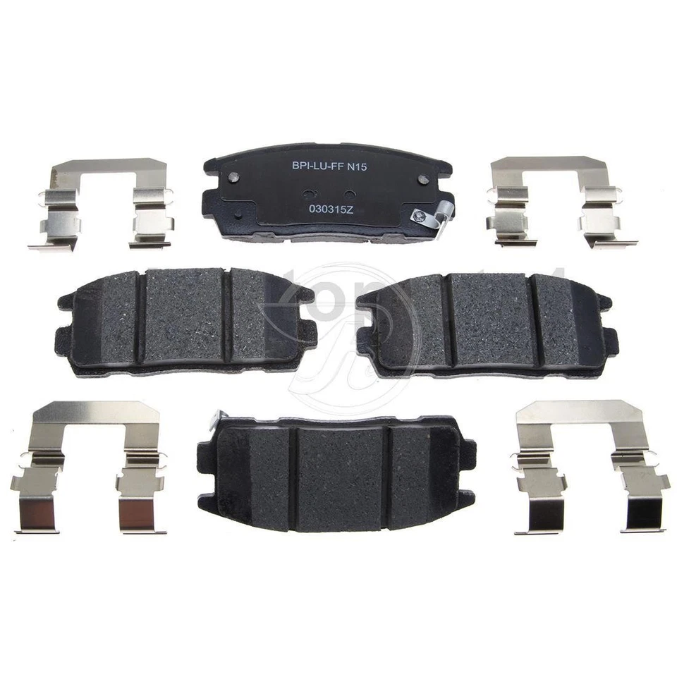 Kit de pastillas de freno delanteras traseras para Chevrolet Equinox 2007 2008 2009 Foto 4 de 4