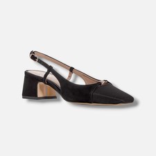 Sam Edelman Women's Black Tarra Slingback Pumps Shoes Size 9M