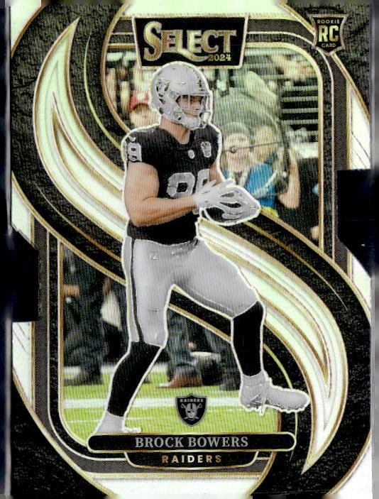 2024 Panini Select #118 Brock Bowers Silver Prizm