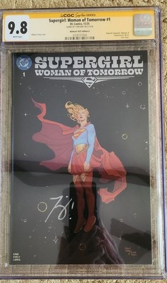 9.8 CGC Signed Tom King Supergirl Woman of Tomorrow #1 Exclusive Var LTD 1000 