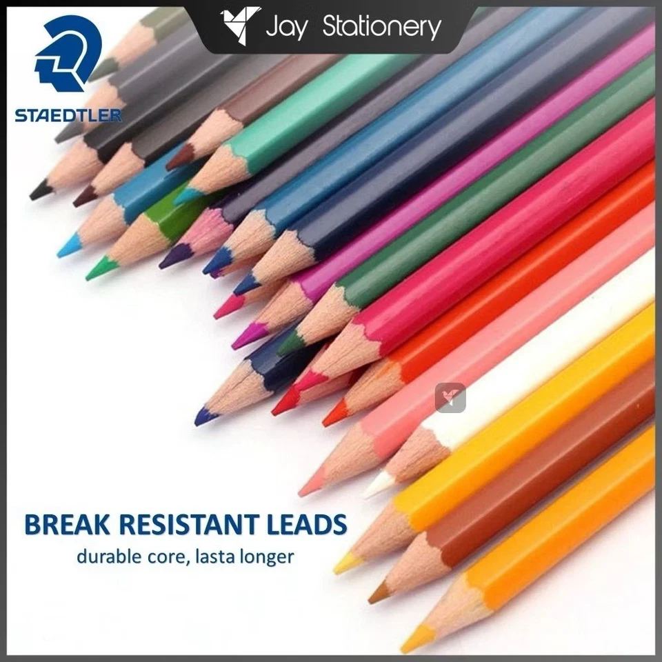 4 Set of 24pcs Staedtler Luna Permanent Colored Pencils Colour - Image 4 of 4