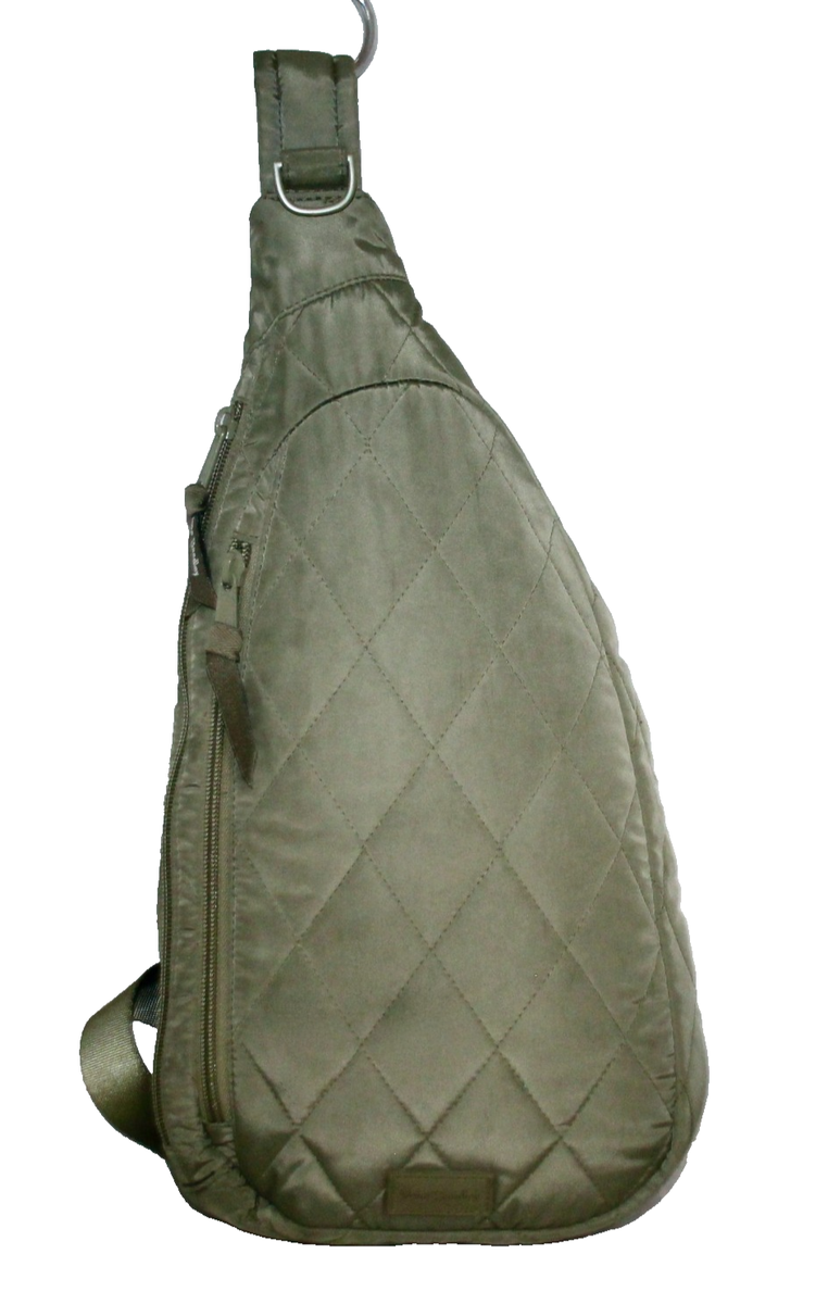 VERA BRADLEY Ultralight Essential Sling Backpack Sage Olive 