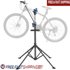 Adjustable Foldable Bicycle Repair Stand Steel Frame Stable Tool Support New