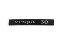 Schriftzug Rahmen Hinten -OEM QUALITÄT- Vespa 50 (Rechteck) - Vespa 50 Special (