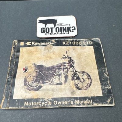 naokazuページ Kawasaki 1979 79 KZ1000 B3 KZ 1000 LTD OEM Original Owner's Manual
