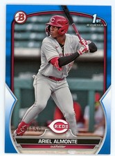 2023 Bowman Ariel Almonte Blue Rookie RC 1st #BP78 #/150 Reds