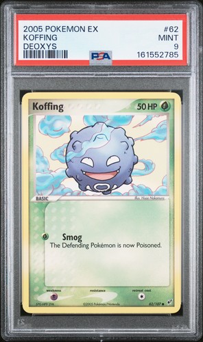 Koffing graded PSA 9 for sale on eBay