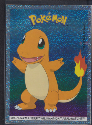 Nr 4 Glumanda Holo Sparkle Sticker Karte -  Dunkin Boomer 2001 - EX