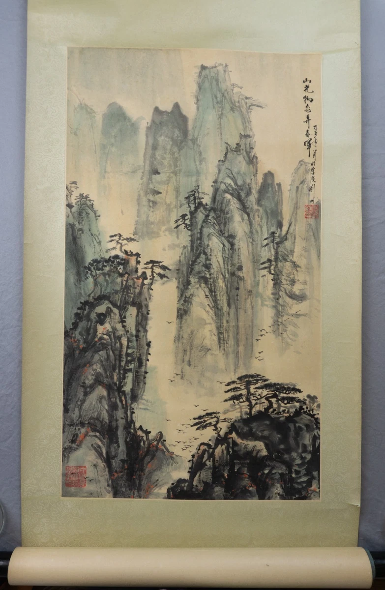 古董原创中国风绘画和卷轴| eBay