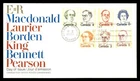 Mayfairstamps Canada FDC 1973 Canadian Men and Queen First Day Cover aaw_42867