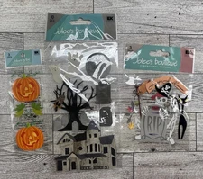 Lot Of 3 NEW Halloween Dimensional Stickers Scrapbooking Jolees Boutique Rare