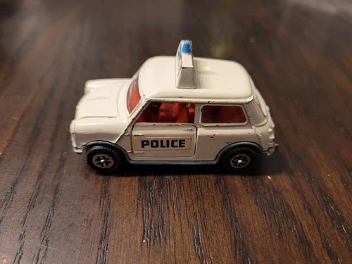 ORIGINAL VINTAGE DIECAST DINKY TOYS 250 AUSTIN MINI COOPER POLICE CAR 1960s