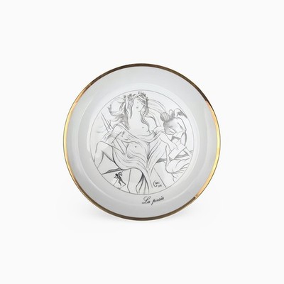 Salvador Dalí  La Poesia  Art Plate 1980 Bidasoa Porzellan Sammlerteller