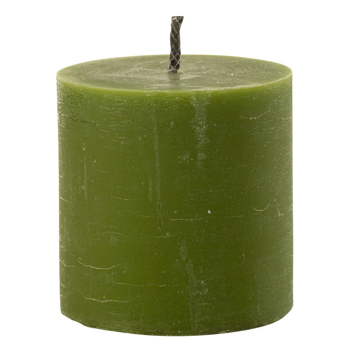 Bougie Pilier Extérieur Odessa 13cm Vert en Cire Haute Densité Haute Résistance