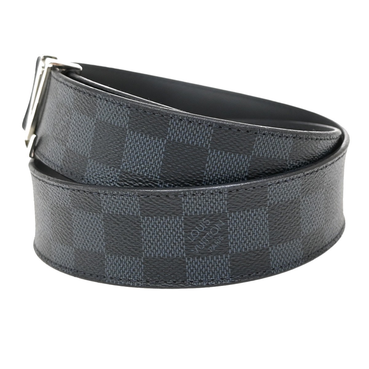 LOUIS VUITTON ダークブルー ブラック ベルト LOUIS VUITTON ダークブルー ブラック ベルト glvm0340t-1.jpg LOUIS