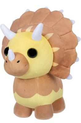 Adopt Me! TRICERATOPS Collector Dinosaur Plush  With A Virtual Code-NEW!